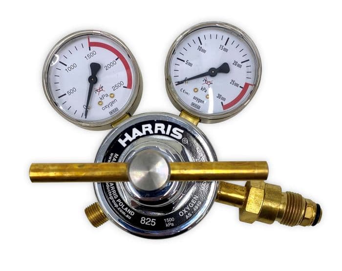 Harris 825 OXY Reg 0-1500kpa, Side Inlet