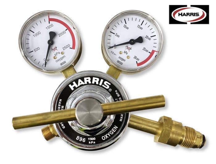 Harris 896 OXY Reg 0-1500kpa (Dual Stage) (Side Inlet)