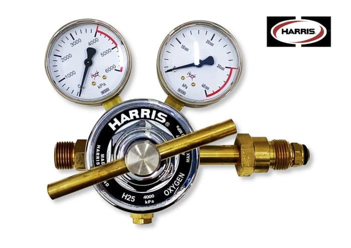 Harris H25 OXY Reg 0-4000kpa, Side Inlet (High Flow)